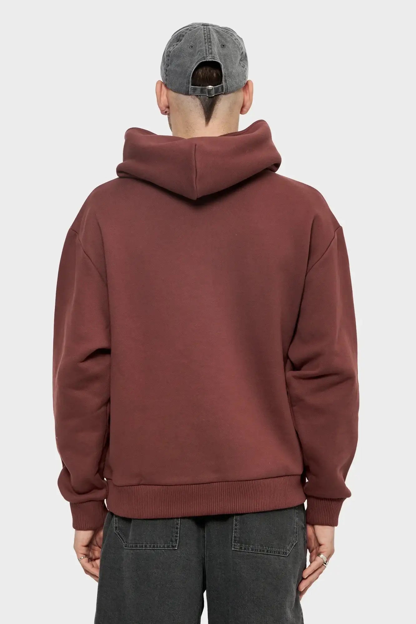 meskie#@Bluza SOHO PO HOODIE 3.0 bordowa