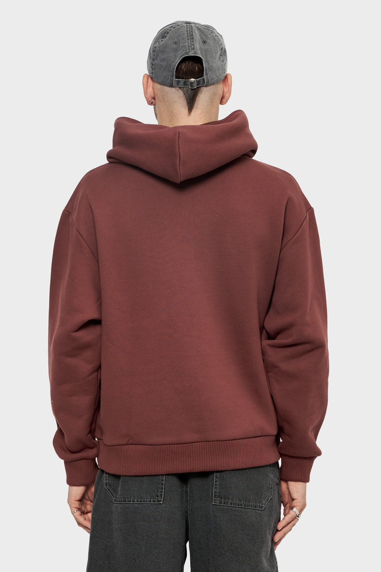 meskie#@Bluza SOHO PO HOODIE 3.0 bordowa