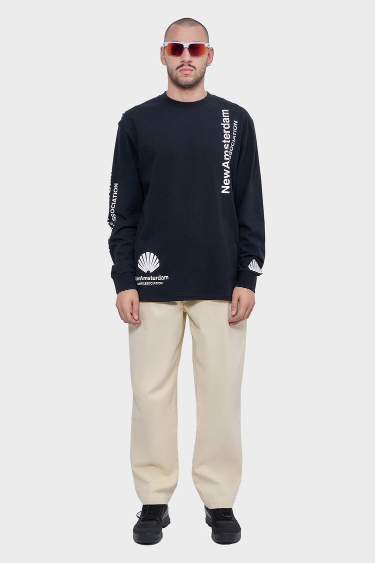 meskie#@Longsleeve LOGO czarny