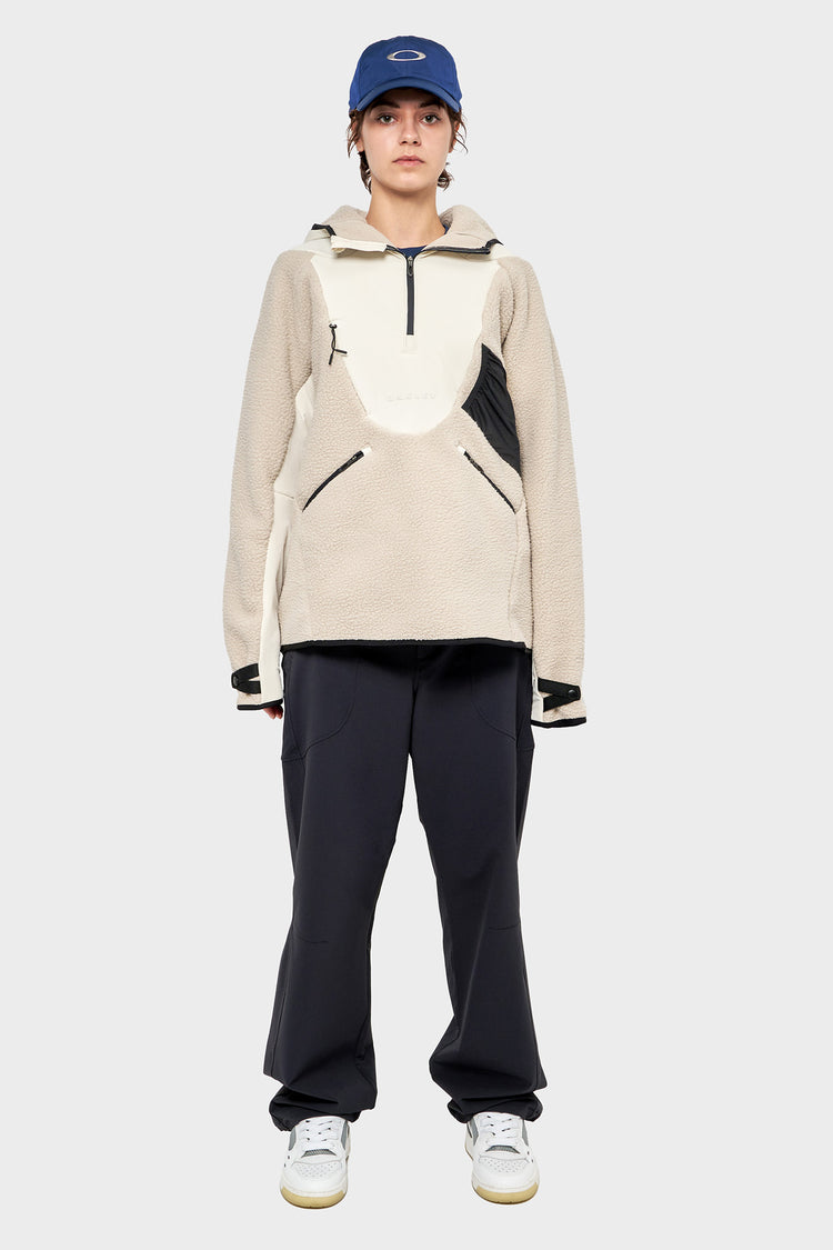 damskie#@Bluza LATITUDE FLEX SHERPA kremowa