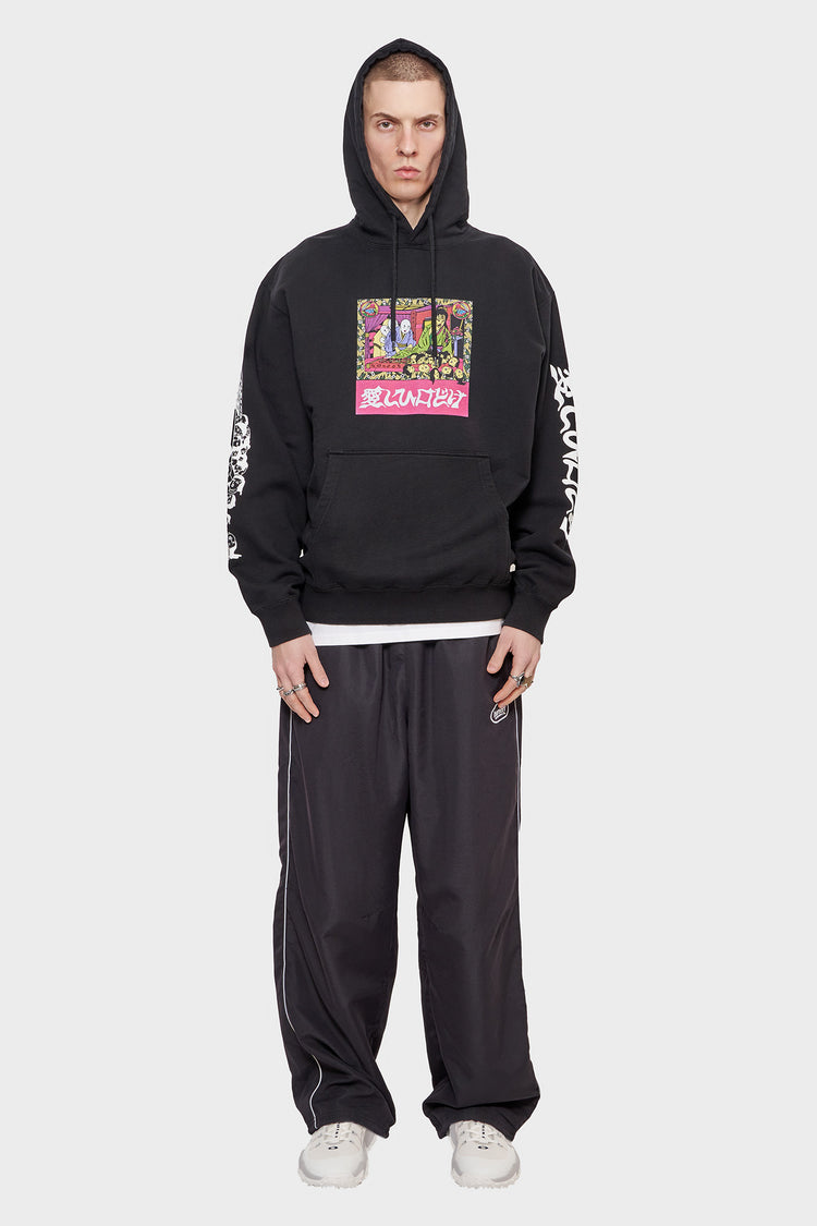 meskie#@Bluza KOUICHI MATSUDA HOODIE SWEAT czarna