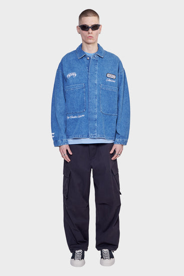 meskie#@Kurtka OSHINO UNIFORM JACKET niebieska