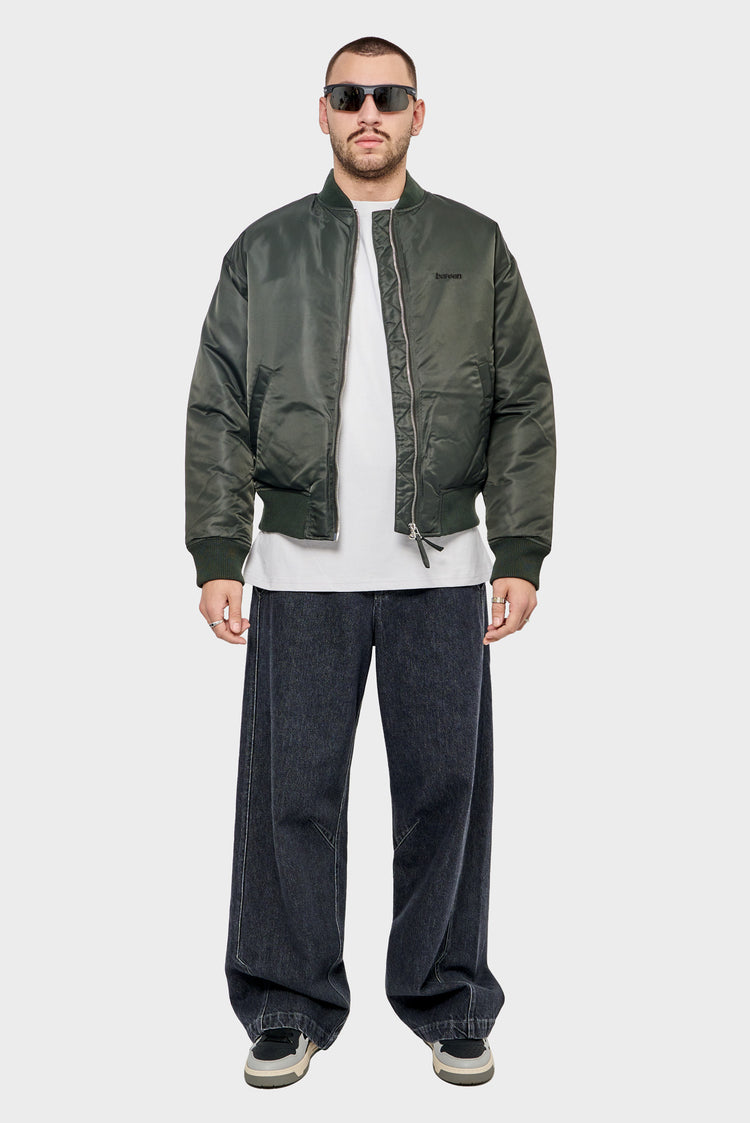 meskie#@Kurtka BLAKE - BOMBER JACKET czarna