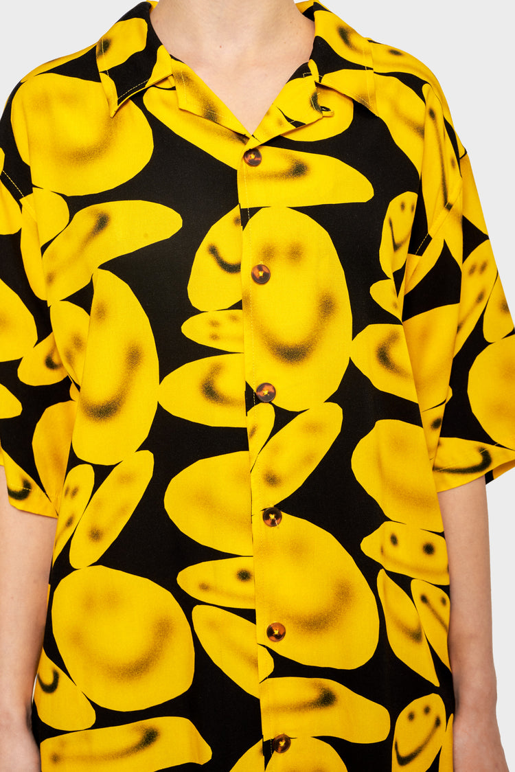 SMILEY AFTERHOURS shirt black