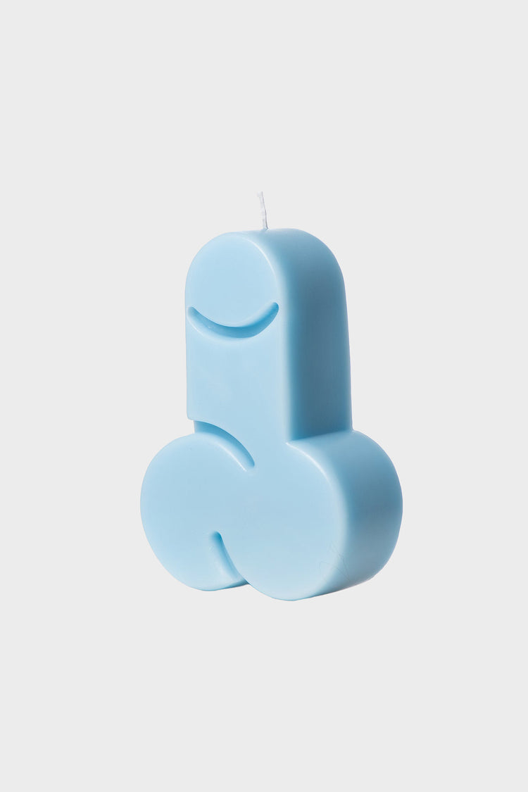 BURN, BABY, BURN blue candle