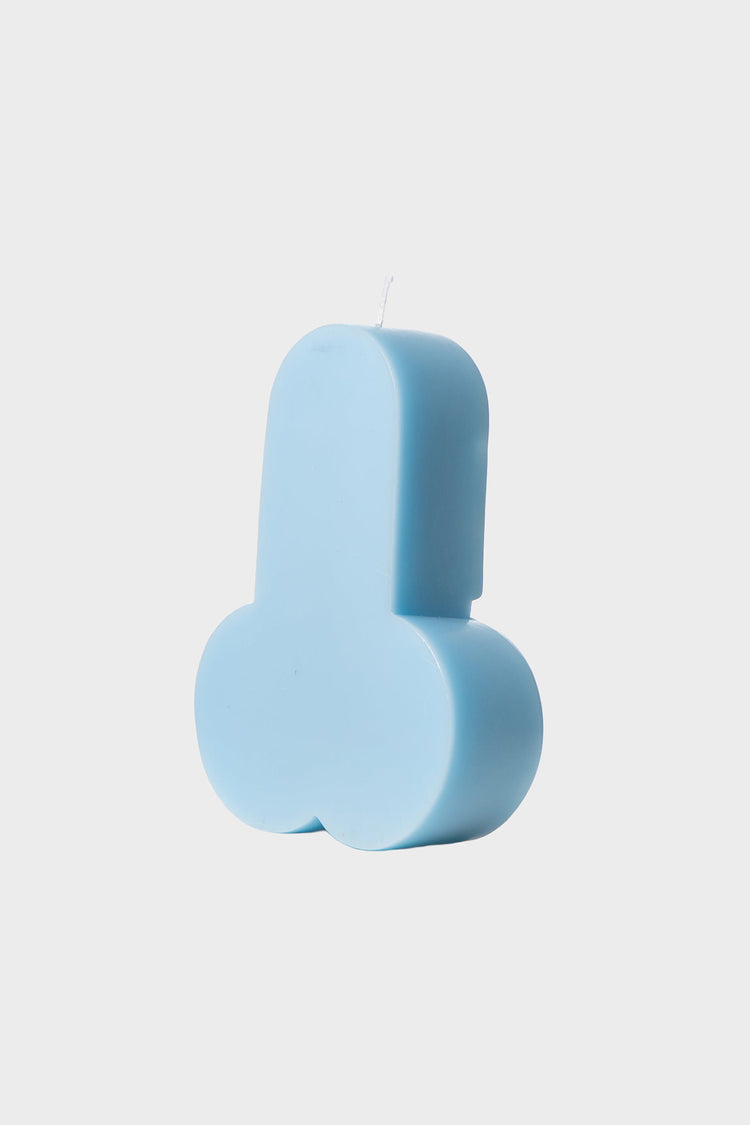 BURN, BABY, BURN blue candle
