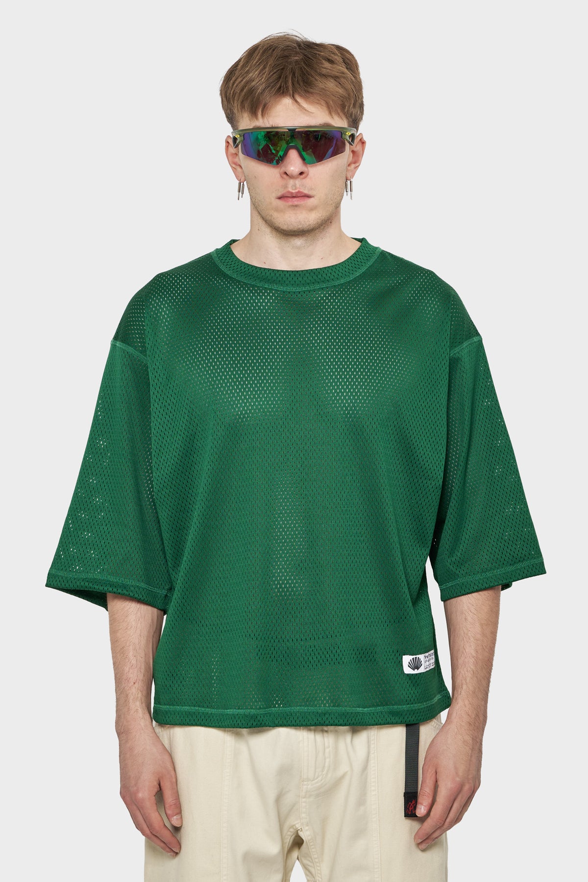 meskie#@Koszulka MESH JERSEY zielona