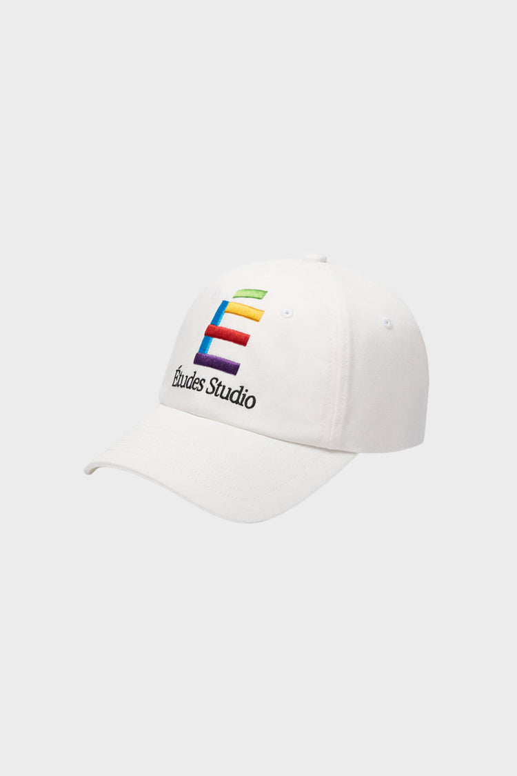 CAP RAINBOW E white