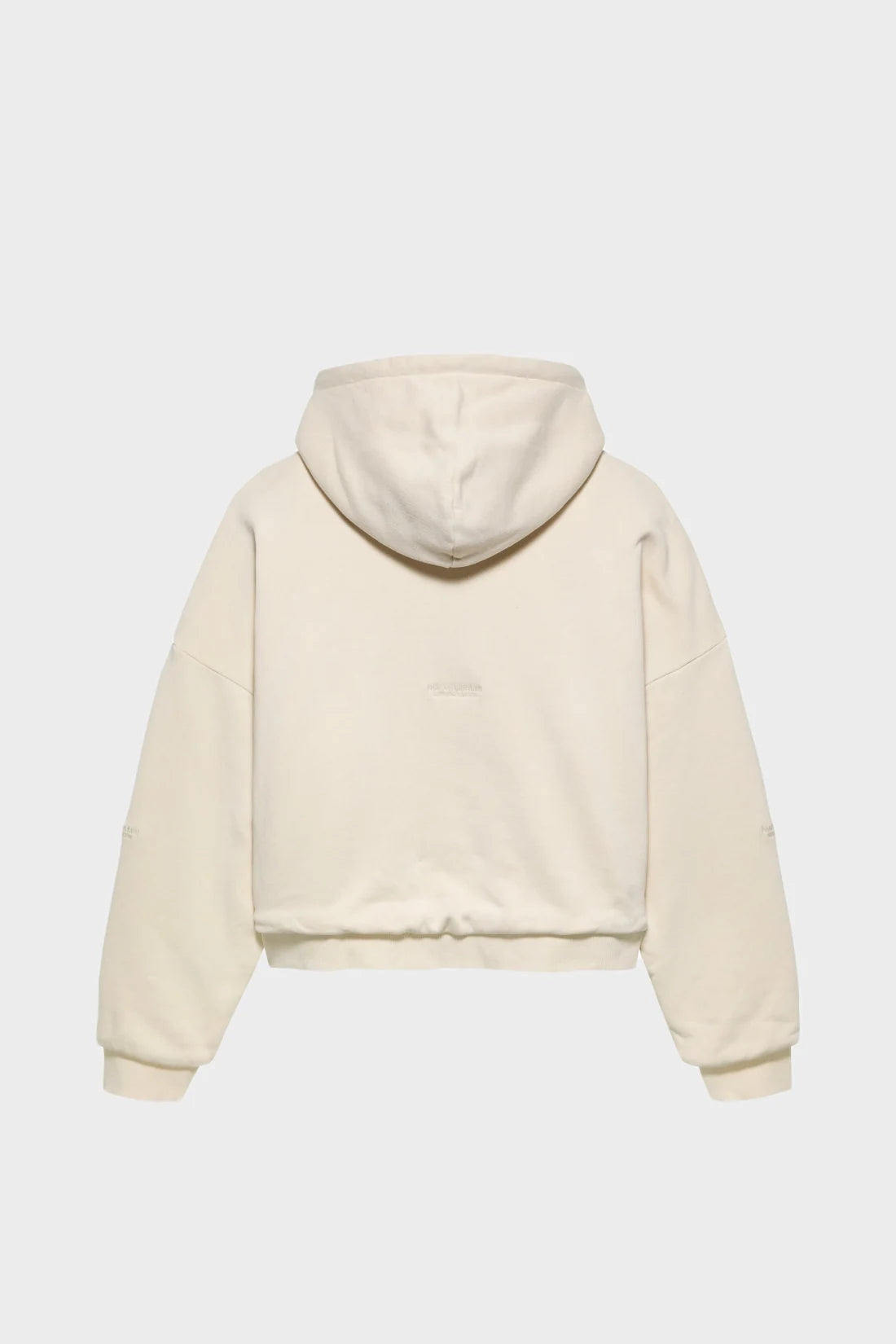 Kurtka DOUBLE LAYERED HOODIE kremowa