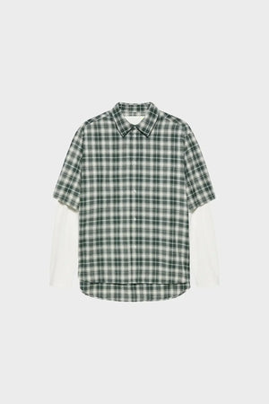 Koszula DOUBLE LAYER SHIRT zielona
