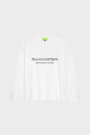 Longsleeve WORKED LOGO biały