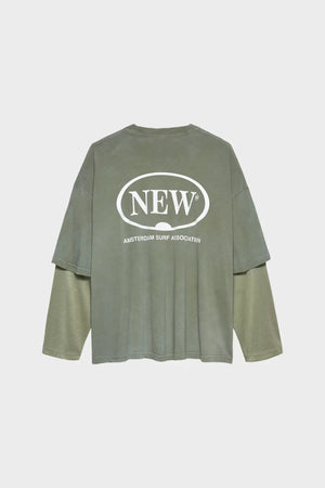 Longsleeve DOUBLE LAYER zielony