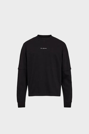Longsleeve CLOWN PATCHWORK czarny
