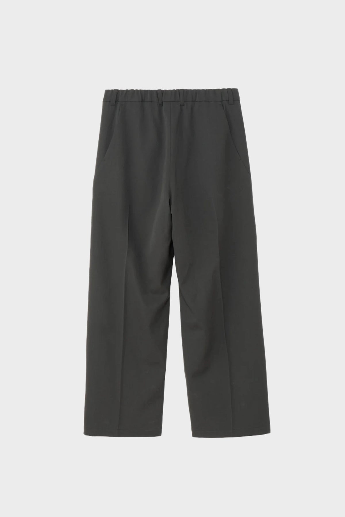 Spodnie One Tuck Straight Wool szare