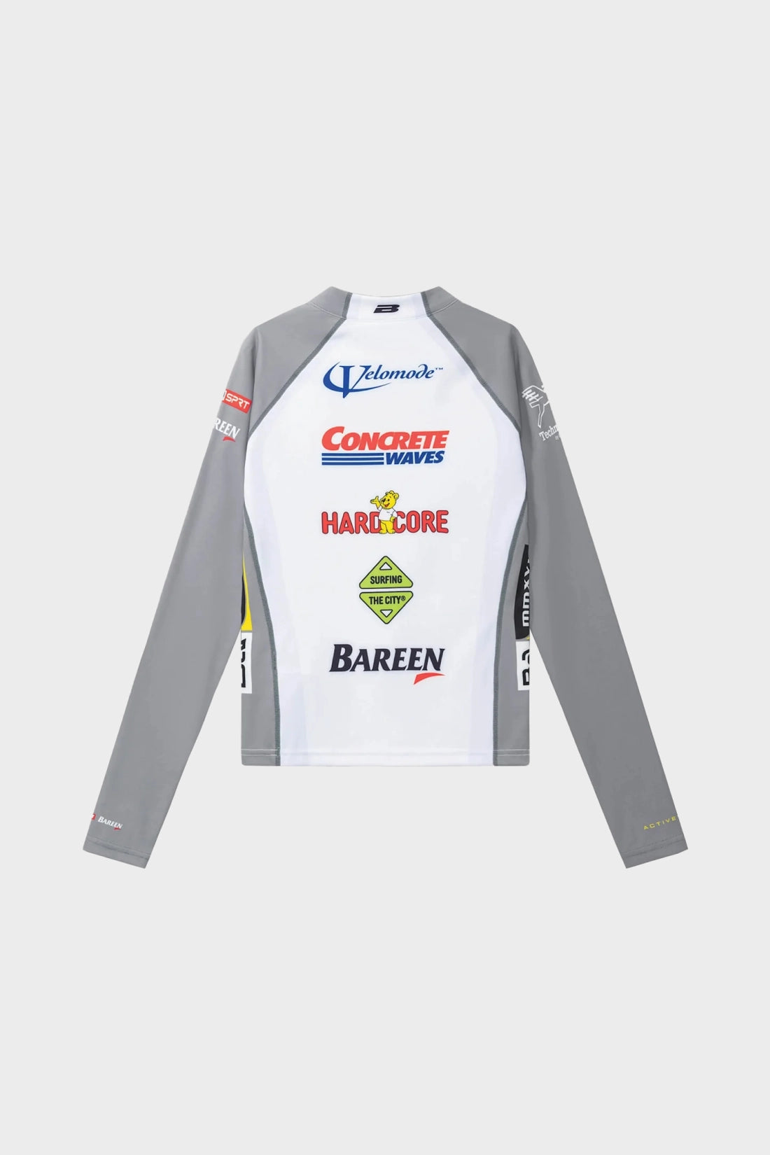 Longsleeve WOMEN'S GRAPHIC CYCLING JERSEY biały