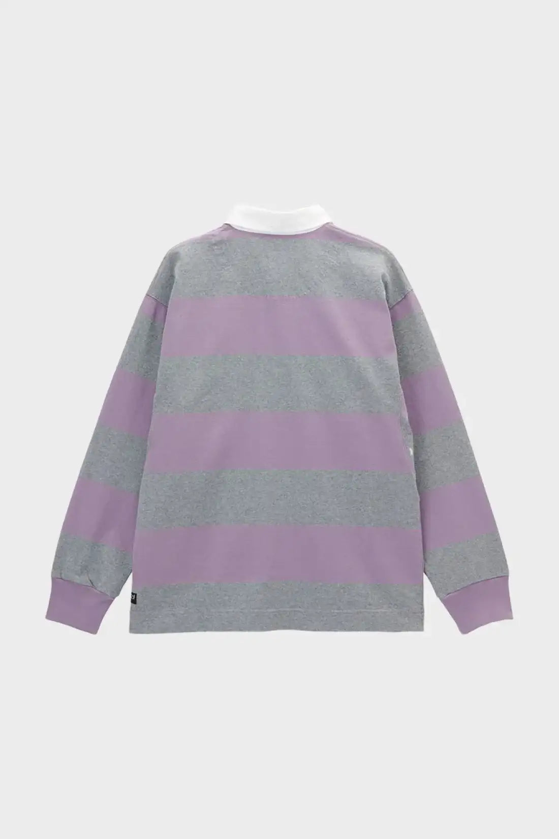 Bluza LANGDON RUGBY SHIRT szara-różowa
