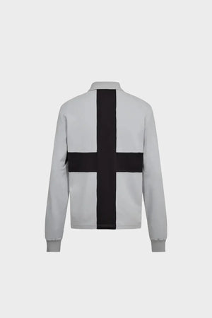 Longsleeve DISTRIKT POLO LS szare