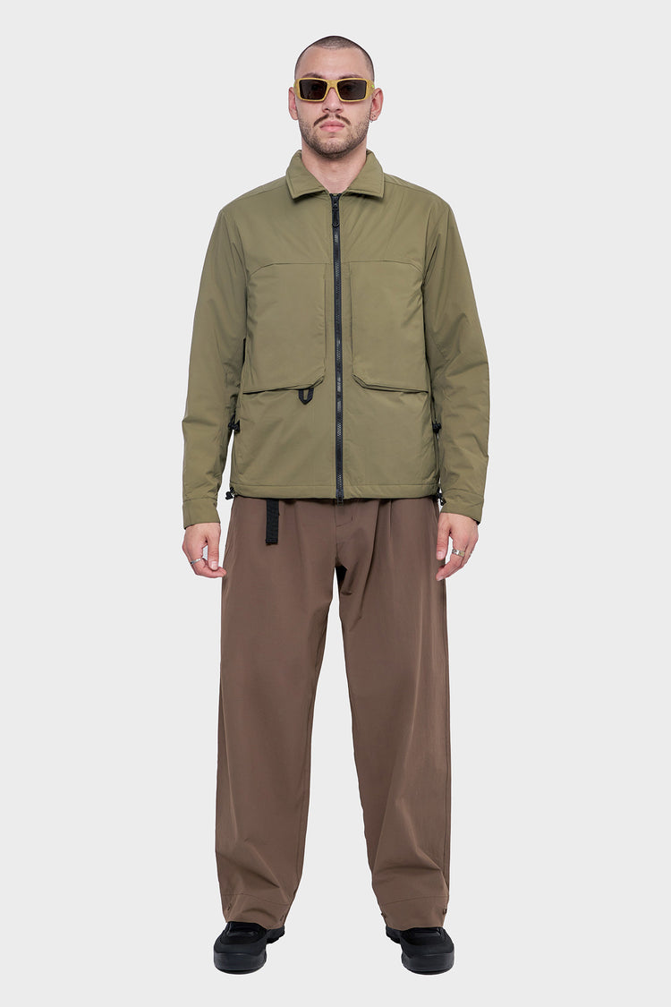 meskie#@Kurtka ARC PADDED OVER SHIRT zielona