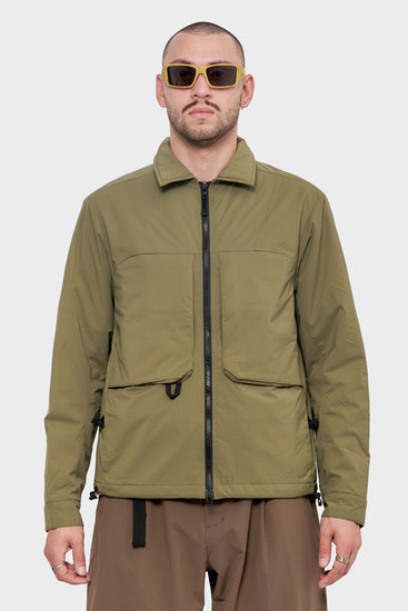 meskie#@Kurtka ARC PADDED OVER SHIRT zielona