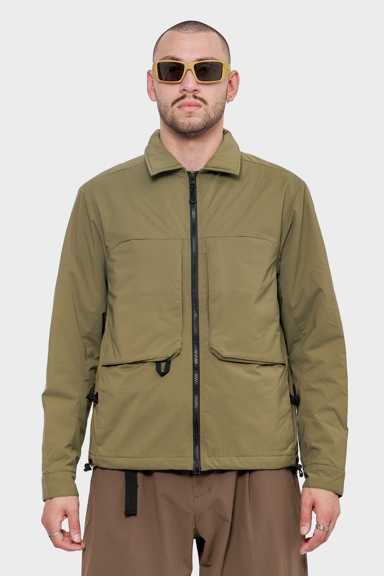 meskie#@Kurtka ARC PADDED OVER SHIRT zielona