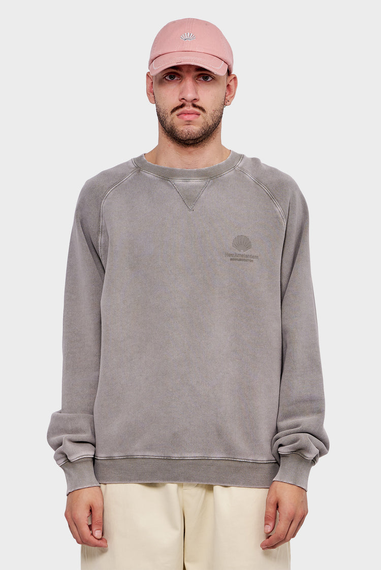 meskie#@Bluza CITY CREWNECK szara