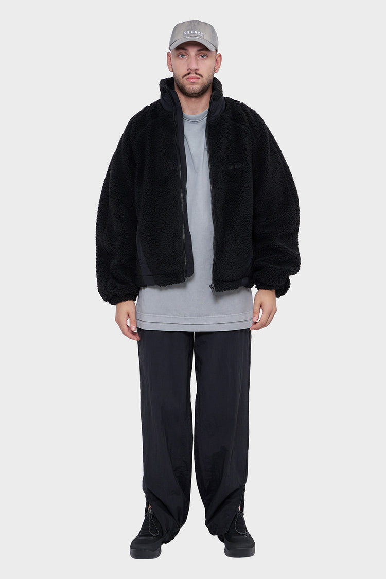 meskie#@Kurtka FLEECE JACKET czarna