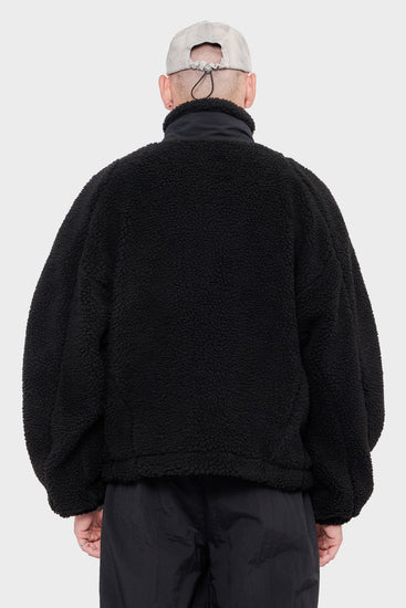 meskie#@Kurtka FLEECE JACKET czarna