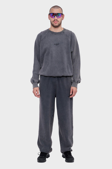 meskie#@Spodnie REGULAR SWEAT szare