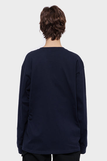 damskie#@Longsleeve CHASE granatowy