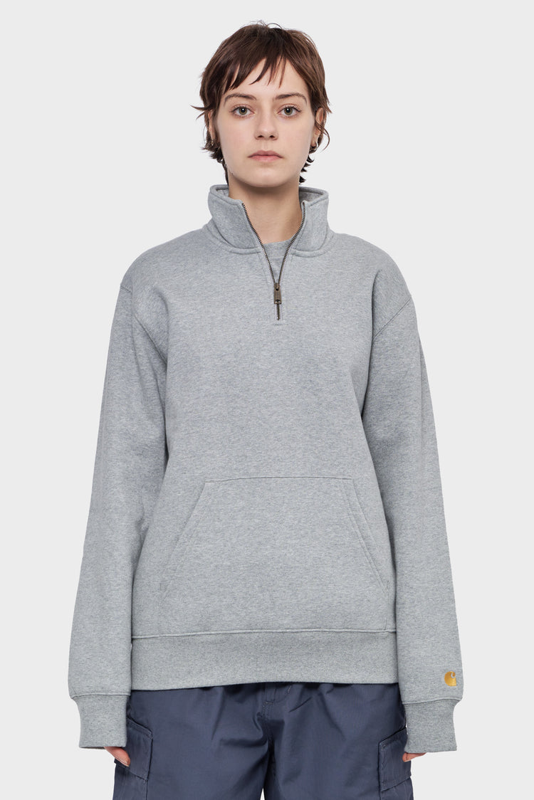 damskie#@Bluza CHASE NECK ZIP szara