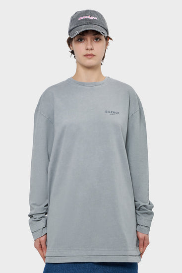 damskie#@Longsleeve LAYERED szary