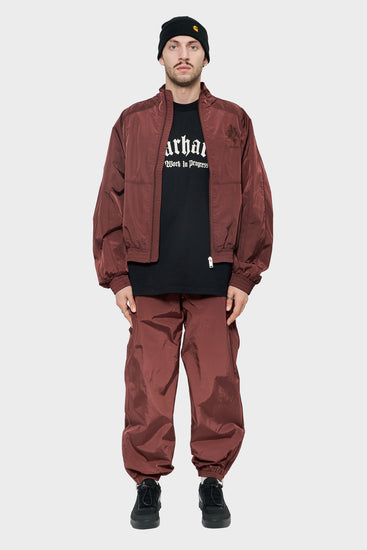 meskie#@Kurtka TRACK JACKET bordowa