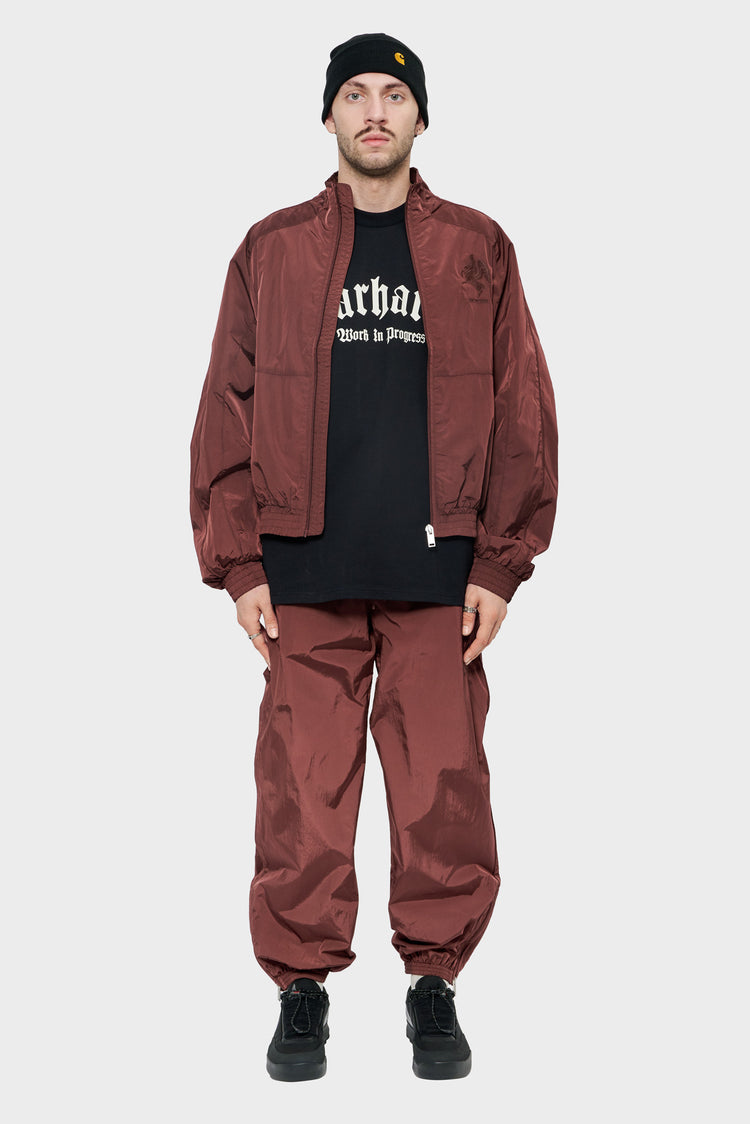 meskie#@Kurtka TRACK JACKET bordowa