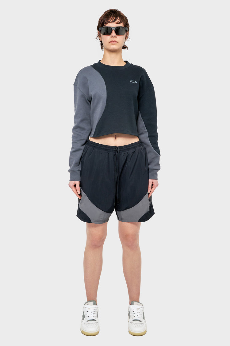 Bluza W PURSUIT CRUISE CROP czarno-szara