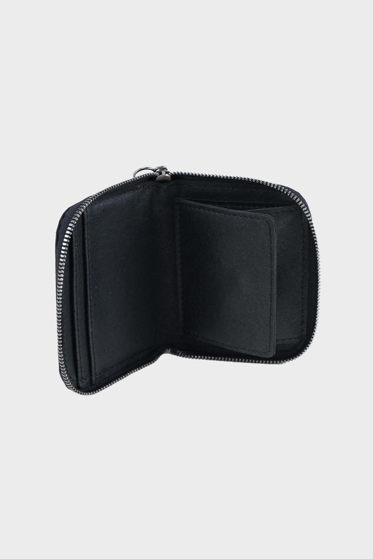 WALLET & PURSE ZIPPERED black wallet