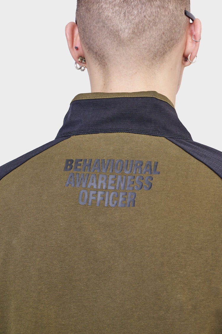 Bluza TACTICAL HALF ZIP czarno/zielona
