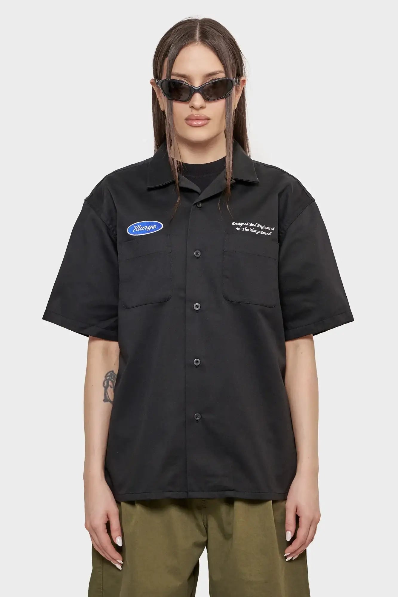 Koszula EMBROIDERED czarna