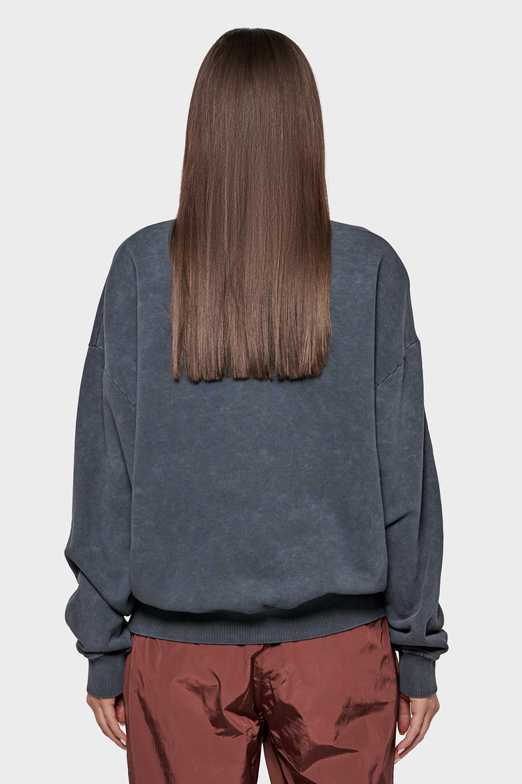 damskie#@Bluza CITIZEN PRINTED CREWNECK szara
