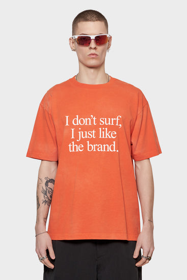 meskie#@Koszulka I DON’T TEE pomaranczówa
