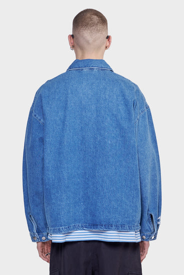 meskie#@Kurtka OSHINO UNIFORM JACKET niebieska