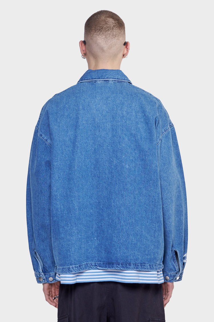 meskie#@Kurtka OSHINO UNIFORM JACKET niebieska