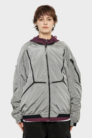 damskie#@Kurtka TRIANGLE BOMBER szara
