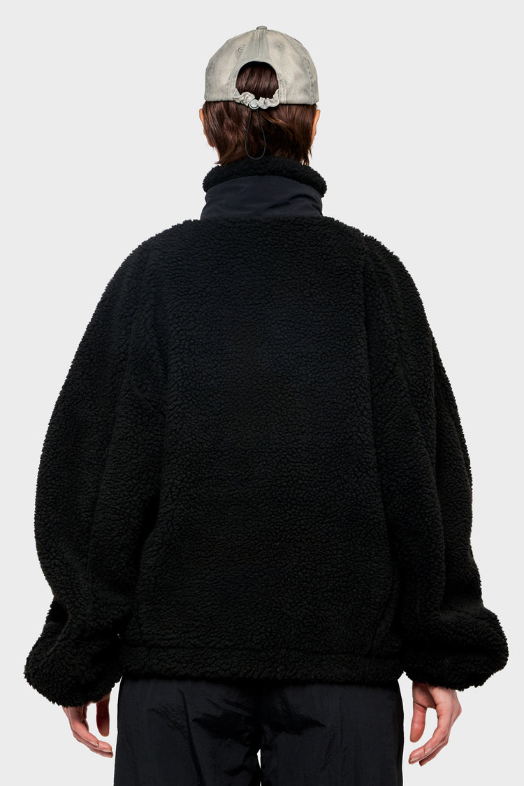 damskie#@Kurtka FLEECE JACKET czarna