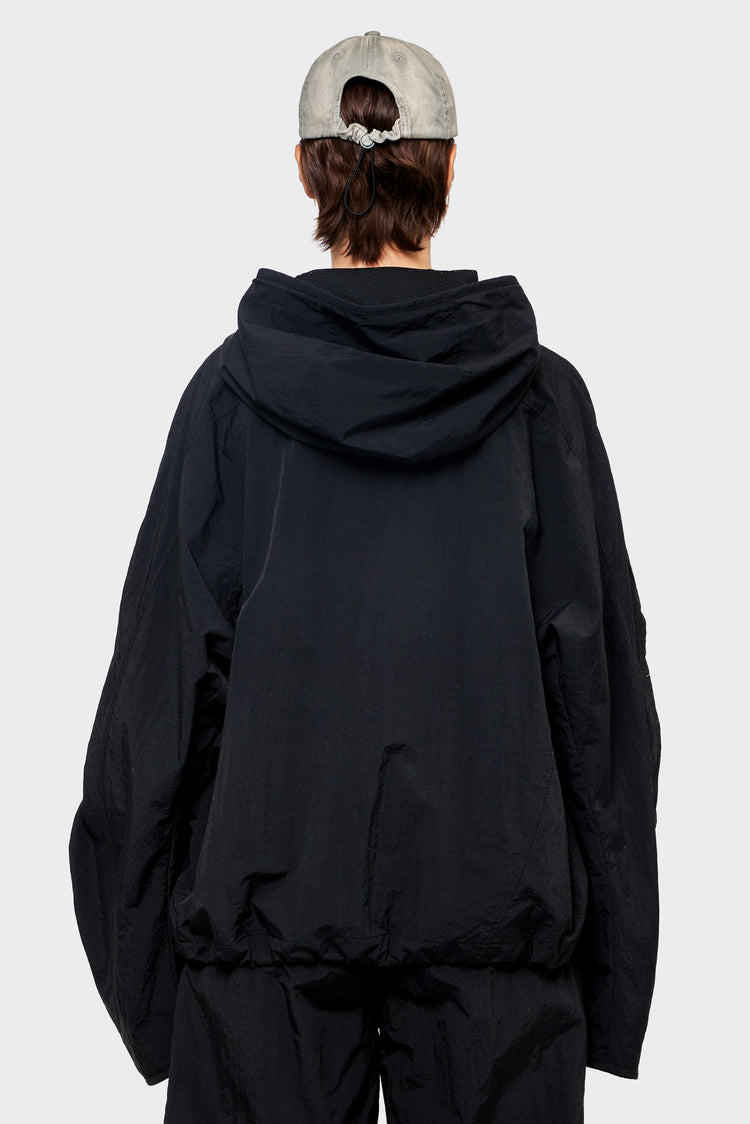 damskie#@Kurtka WINDBREAKER TECHNICAL JACKET czarna