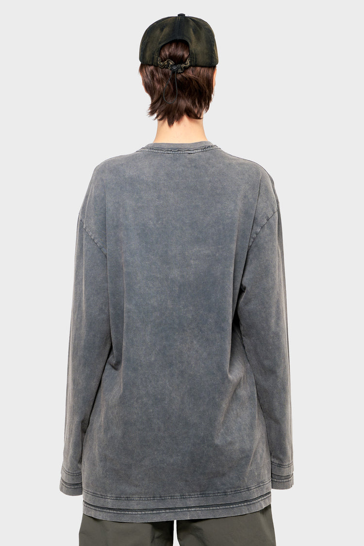 damskie#@Longчsleeve LAYERED ciemnoszary