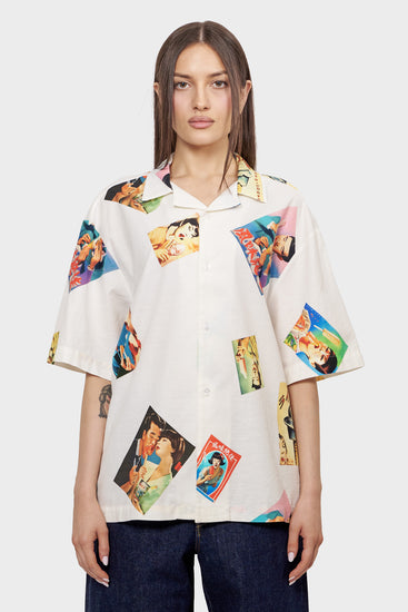 damskie#@Koszula AISUKURIMU SHIRT SS multikolorowa