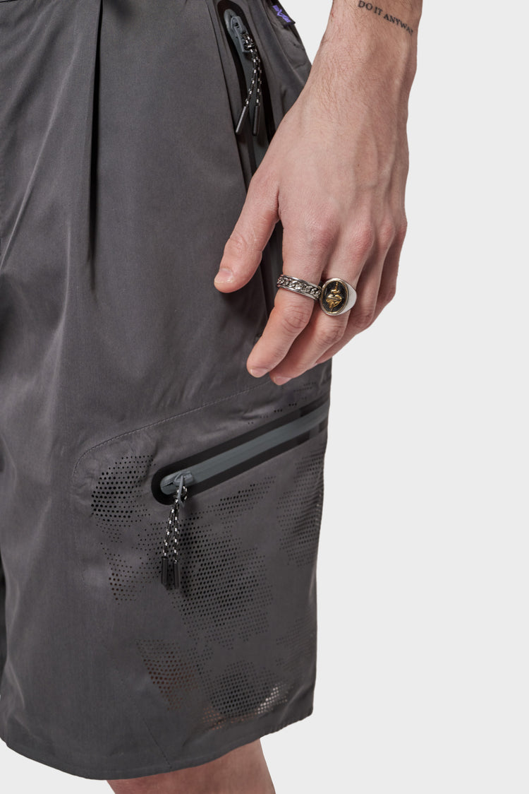 Szorty LASER CUT SHORT szare