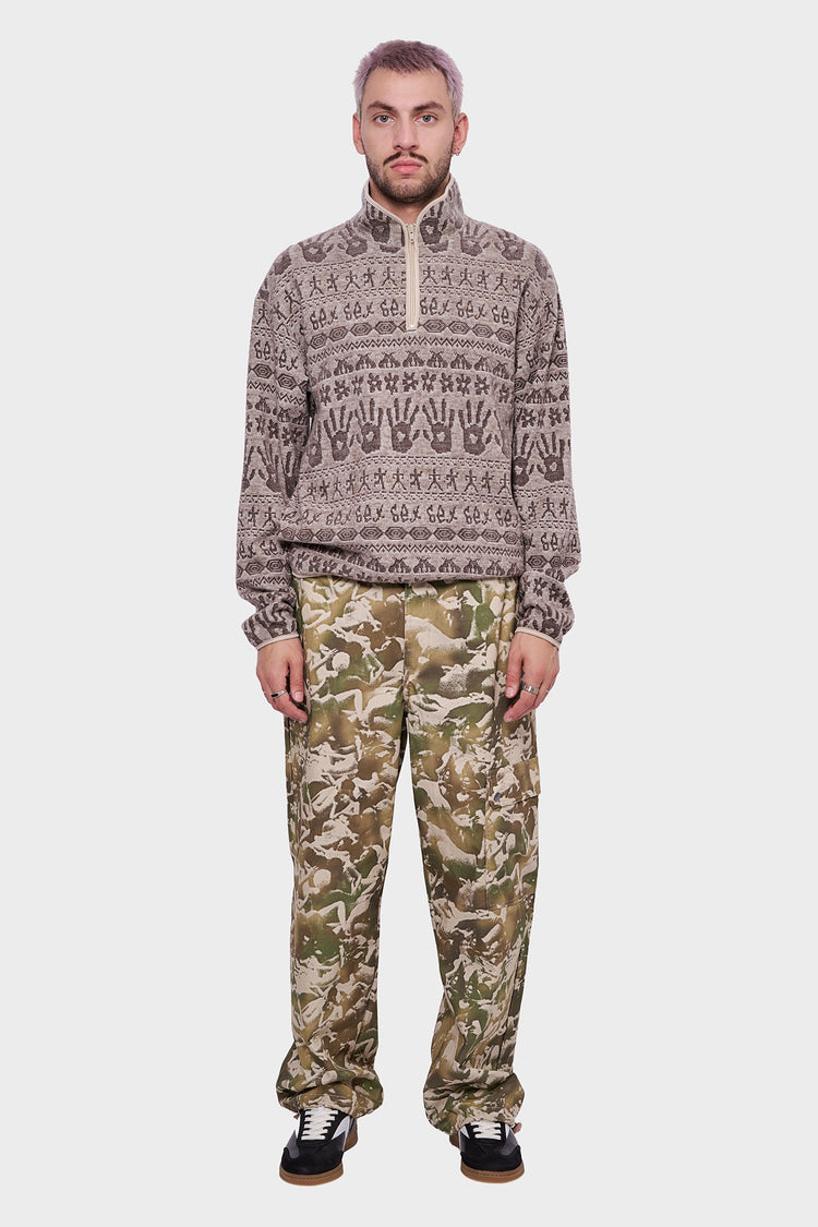 meskie#@Sweter KNOTTY KNIT szary
