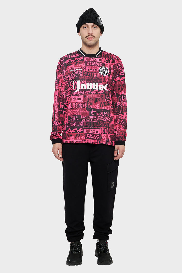 meskie#@Longsleeve SOCCER różowy