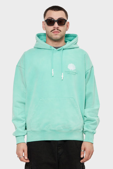 meskie#@Bluza LOGO HOODIE turkusowa